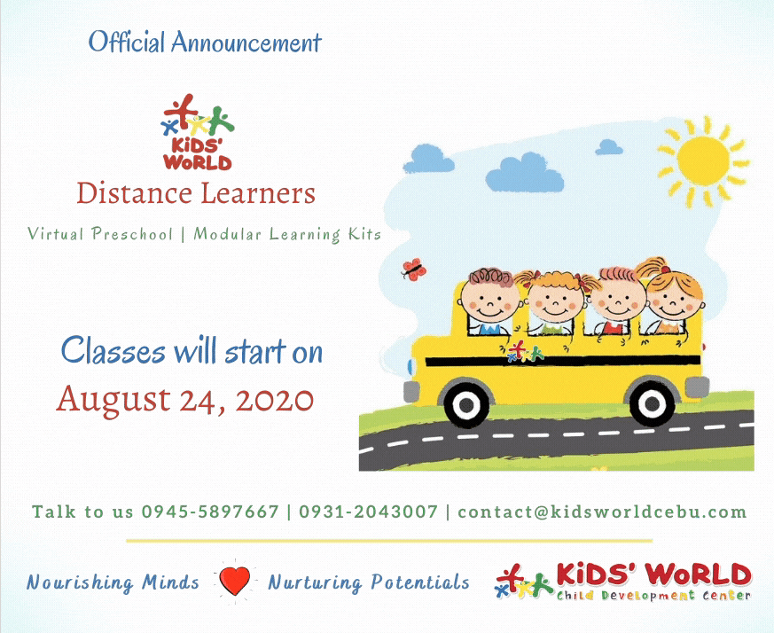 Classes will start August 24, 2020